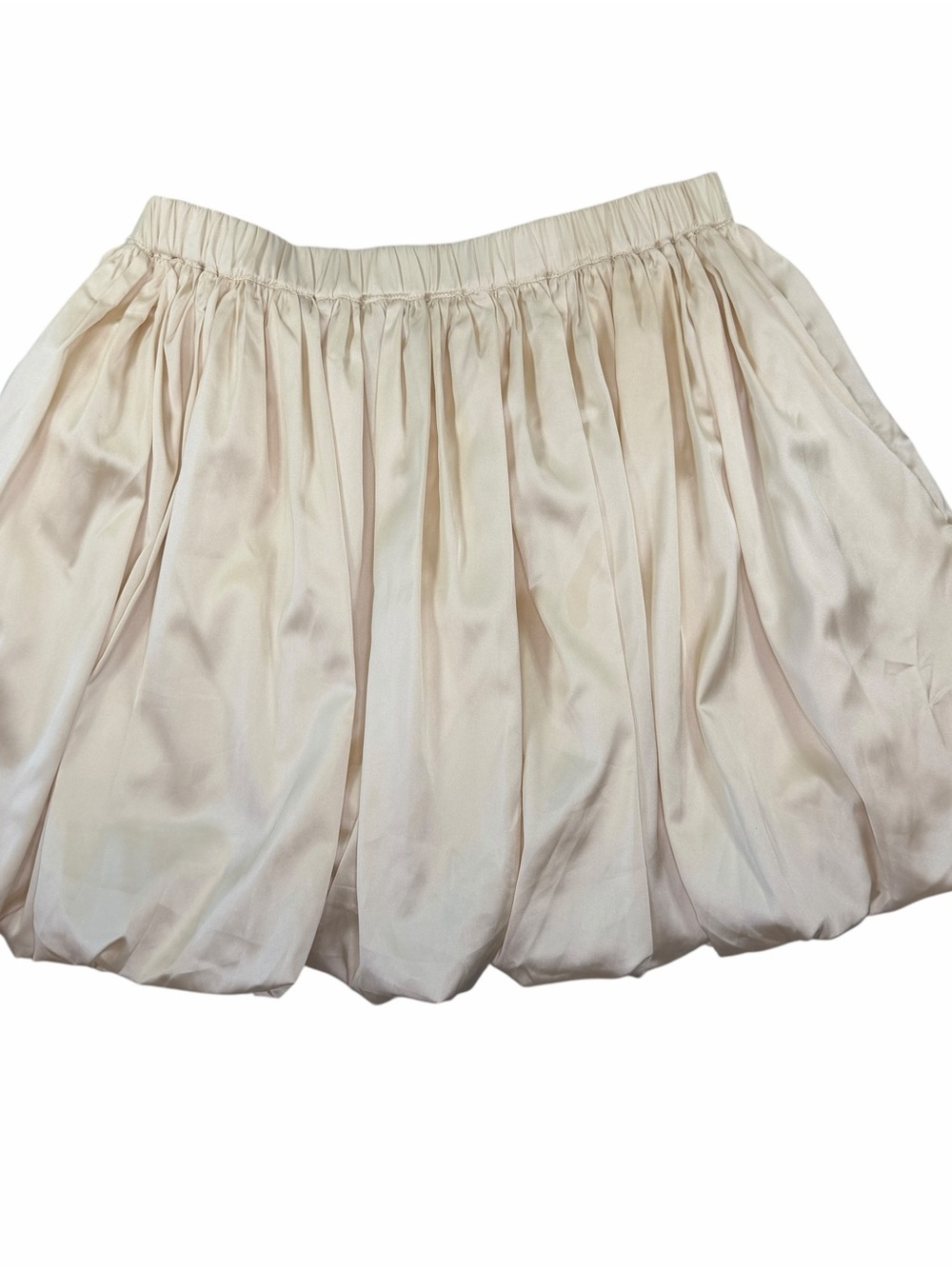 Anthropology Cream Mini Bubble Skirt - Picture 3 of 5